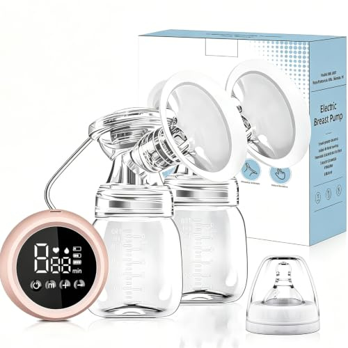 Tire Lait Electrique avec 3 Modes et 9 Niveaux | Tire-lait électrique Double Portable Silencieux et Ultra-Léger pour Maman Allaitante