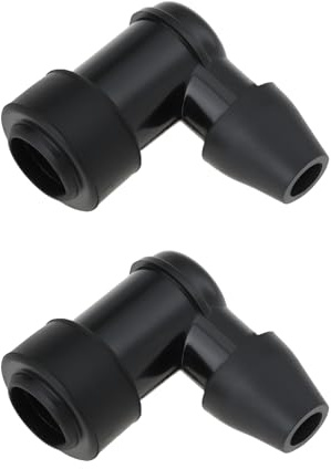 MechPort 2 Pack Engine Spark Plug Connector Caps 90 Degree Replace OEM 30700-ZJ1-841 Compatible with Honda GX120 GX610 GX620