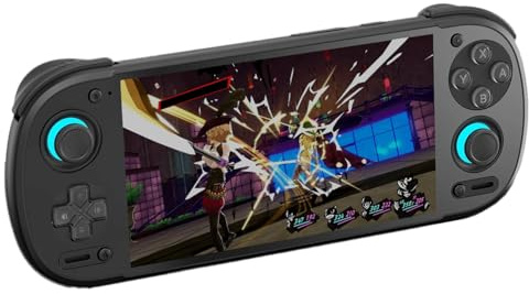 Retroid Pocket 6 - Console de Jeux Portable : écran AMOLED 5,5 120Hz 1080p, Snapdragon 8 Gen 2, 8 Go RAM, 128 Go, Wi-FI 7, joysticks 3D à Effet Hall.