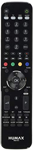Humax RM-F01 Remote Control for Foxsat HDR Freesat Box,Black