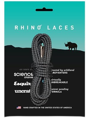 Rhino Laces in Spec Ops Black, 52 inch