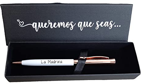 Boligrafo para personas especiales - Boligrafo Madrina - Boligrafo Padrino - Regalos Padrinos (Boli-Madrina)