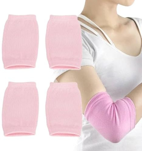 Coderas De Gel, Coderas De Gel De Silicona, 2 Pares De Coderas De Gel, Funda De Codo Transpirable Suavizante Hidratante Para Piel Seca