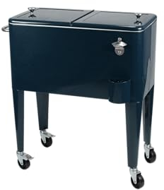 Kailua Cooler - Frigorifero, carrello frigorifero, refrigerante per bevande (blu scuro)