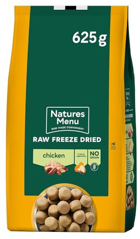 Natures Menu Freeze Dried Complete & Balanced Dog Food Nuggets - Chicken - 625gr