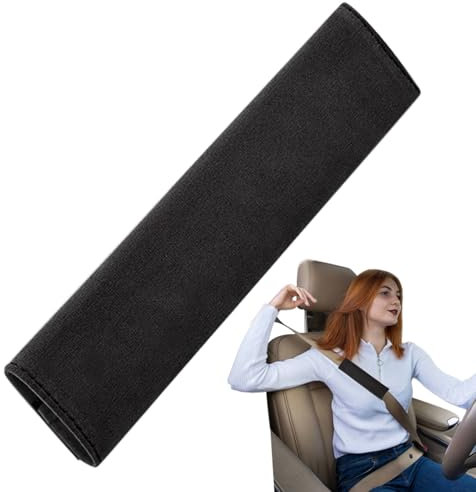 Ruwshuuk Coperchio di copertura a cintura di sicurezza, cuscinetti a tracolla del sedile 'auto | Coperture comode a cintura di sicurezza,Cuscinetto di sicurezza Cuscino incorporato in silicone