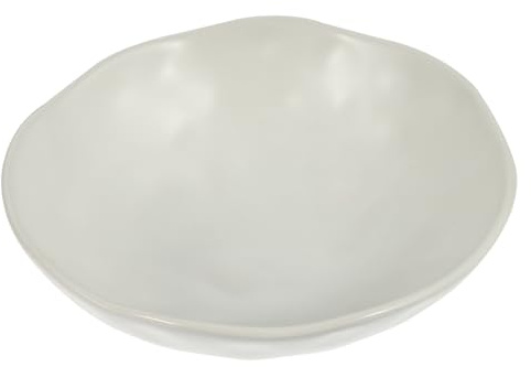 VICASKY Ciotola in Resistente al Calore per Zuppe e Ramen Scodella Bianca per Insalate e Pasta e Buffet