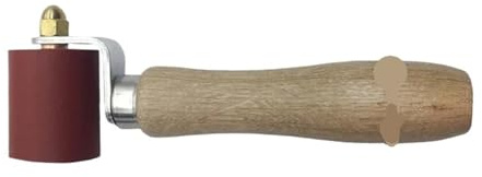 Rodillo de presión silicona con cojinete 40 mm resistente a altas temperaturas for uso pistola aire caliente y soldadora plástico for PVC Para Seam(Red)