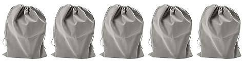 RASTKY Hörlursväska 5 St Dragsnöre med Stor Kapacitet Lättviktsbärbar Förvaringsväska för Hörlurar över örat Hörlurar Gaming Headset (30x40cm / 11,8x15,7in)