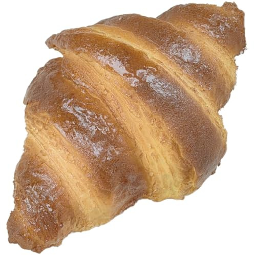 Fituenly Artificiellt bröd, croissantmodell, kaka imitation, franskt långbröd, bageridekorationer, fotorekvisita