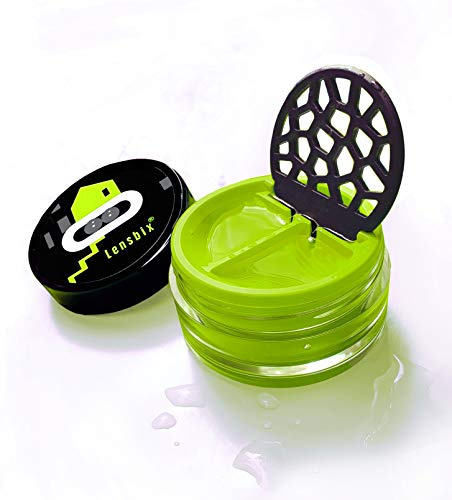 Lensbix kontaktlinsbehållare. Den perfekta presenten för linsbärare. Det innovativa sättet att förvara. Kiwi Home (kiwi)