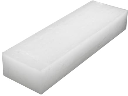 Blended Waxes, Inc. Hushållsparaffin för konservering, ljusframställning och daglig användning, vax, vit, 0,5 kg