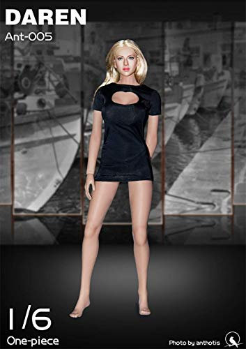 ZSMD 1/6 Soldatin Puppe Sexy Kleid Kostüm Action Doll Kostüm Für HT VERYCOOL TTL Play PHICEN (A)