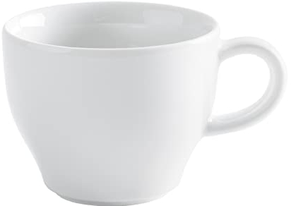 KAHLA 215125A90021C Café Sommelier Cappuccino Italiano-Obertasse 0,18 l | weiße Cappuccinotasse aus Porzellan
