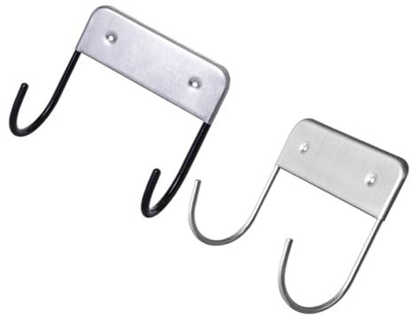 OKUMEYR 2piezas Soporte De Plancha Inoxidable Doble Gancho Organizador para Ropa y Accesorios para Reducidos