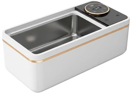 Pulitore per gioielli ad ultrasuoni, multifunzione 450 ml | Dispositivo di pulizia a ultrasuoni, per collane, orecchini, anelli, occhiali e orecchini per casa, viaggi e uso quotidiano