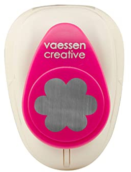 Vaessen Creative 21435-022 Stanzer M Blume | 2, 5 cm, Metal, Plastic, Purple, 7.3 x 5.3 x 5 cm