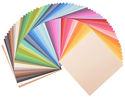 Vaessen Creative Florence Scrapbook-Papier 216 g 6x6-x60 Blatt-Multipack, Paper, multicoulor, 15 x 15 x 0.8 cm