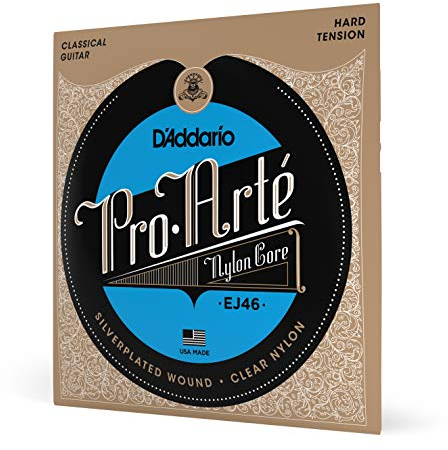 D'Addario EJ46 Pro-Arte Nylon-Saiten für Konzertgitarre, harte Spannung