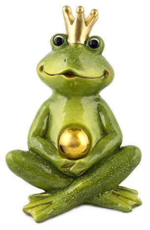 pajoma Froschkönig in Grün und goldener Kugel