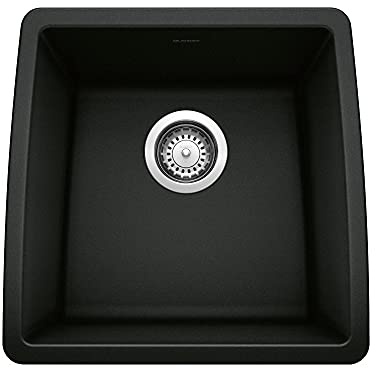 BLANCO Performa Bar Sink, Coal Black 18 Inch