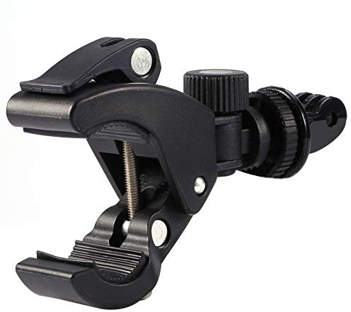 Cykelmonteringsfäste med Klämma,360° Roterbart Cykelstyre Clip On Clamp Mount för Kamerastyre Clamp Mount