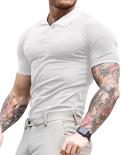 Lehmanlin Men's Slim Fit Athletic T-Shirt Polyester Casual Wear Soft Breathable Underwear