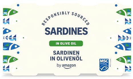 by Amazon MSC Sardine All'olio D'oliva, 3x125g