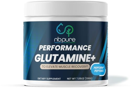nbpure Performance Glutamine+: PepForm™ Glutamine Peptides – Non-GMO Muscle Recovery & Gut Health – Leaky Gut, Immune Support