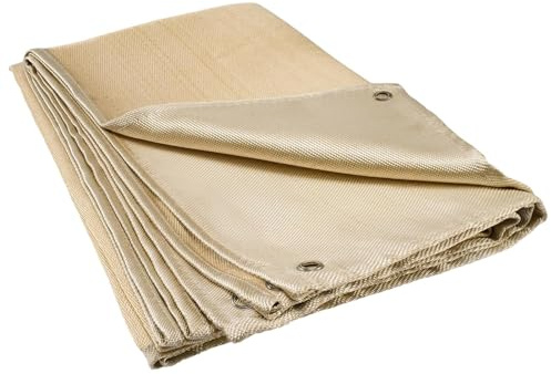 Manta aislante para parrilla, manta de fibra de vidrio resistente, excelente protección térmica, herramienta de seguridad contra incendios para usar como paño de soldadura de muebles, tapete de