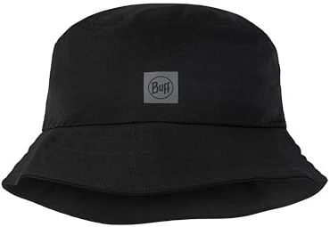 BUFF®| Kappe Adventure Bucket Männlich Weiblich Erwachsene Verstellbar, Komfortabel, Schutz UPF50, Faltbar, Outdoor, Erkunden, Abenteuer, L/XL, Noir