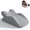 AHDFY Keilkissen zum Lesen, Bauchlage-Kissen, Gesichtskissen zum Schlafen, Bauchkissen, rutschfest, Memory Foam-Material, abnehmbare Kopfstütze, Dunkelgrau,Light Gray