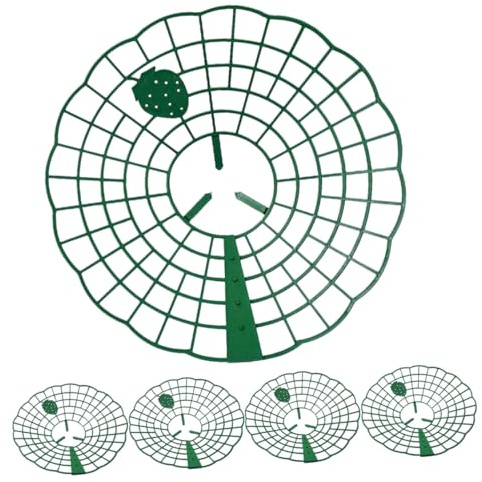 POPETPOP 5 Piezas Soportes para Plantas de Fresa Marco de Cultivo Resistente para Jardín y Balcón Soporte Escalable para Crecimiento Saludable y Protección de Frutos Pequeños
