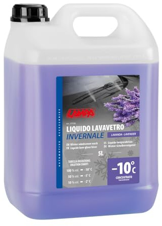 Lampa 37938 Liquido lavavetro invernale profumato (-10°C) - Lavanda - 5000 ml