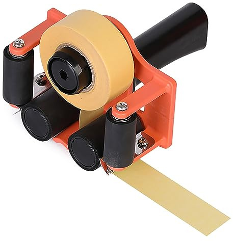 Masking Tape Dispenser Adjustable Hand-Masker Tool with Guiding Function for Doors Windows TV Walls Ball Courts Parking Lot Markings