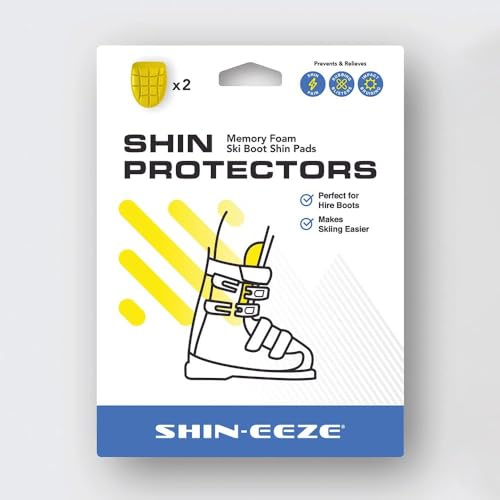 Shin-eeze Shin Protectors - Poron XRD Memory Foam Skiing Shin Pads