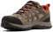 Columbia Redmond III WP wasserdichte Wanderschuhe für Herren, Braun (Pebble x Dark Sienna), 46 EU