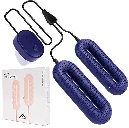 flintronic Shoe Dryer Portable Shoe Dryer Boot Dryer, Foot Warming Deodorizer with 3 Timer Modes, Safe and Fire Resistant, Suitable for Shoes, Gloves, Socks, Ski Boots, etc. (Purple)