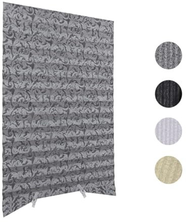 Maritown Window Blinds No Drill Blinds Easy Fit Clip On Stick On Temporary Blinds for Window Doors Self Adhesive Paper Blinds Pleated Shades for Bathroom Kitchen Bedrooom Patio