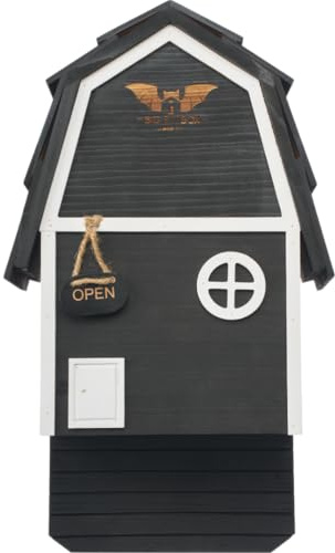 WildYard - Caja Nido para Murciélagos 2 Cámaras, Caseta Murciélagos Exterior en Madera de Cedro – Casa Refugio Murciélagos para Pared – Anti Mosquitos Natural para Jardín