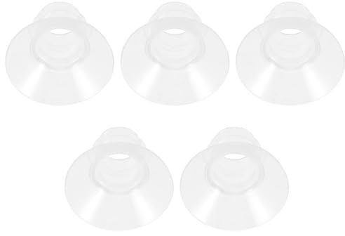 Abaodam Inserts de Bride Universels pour Tire-lait, 5 Pièces en Silicone Compatibles Tire-lait Électrique et Portable, Accessoires Sûrs et Confortables pour Allaitement