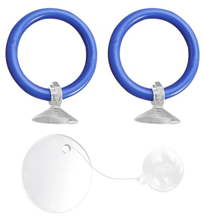 Anillo de alimentación para pecera, comedero flotante redondo con ventosa, comedero de peces de acuario y tortugas para entrenamiento, alimentación de vacaciones, ejercicio, anillo de alimentación