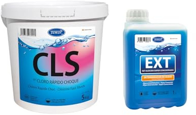 Pack Cloro Choque 5kg + Exterminador de Algas 1 litro