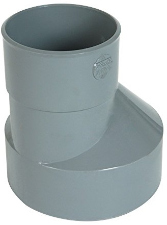 réduction - mâle / femelle - extérieure excentrée - diamètre 75 / 63 mm - nicoll ip1