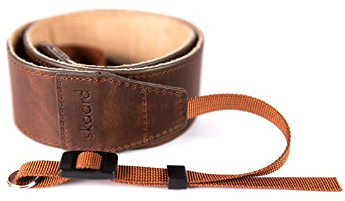 skaard Tracolla | Vera pelle | Vintage | Per tutte le fotocamere | Marrone