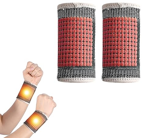 BNOYONERAS Auto-chauffante Bande Poignet, Attelle Poignet Souple, Sangles de Compression de Poignet, Protège-Poignet Respirante, Support de Poignet Pour Tendinites, Entorses, Douleurs Articulaires