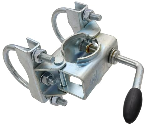 Winterhoff Jockey Wheel Mount for Pull Drawbars 70 mm Round Clamp Jockey Wheel Clamp 48 mm Trailer (Optionally with Jockey Wheel) (Holder)