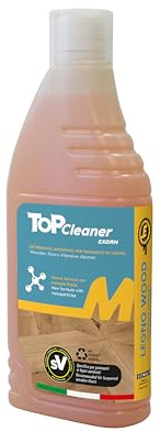 TOP Cleaner 1L – Detergente Neutro Concentrato per Pavimenti in Legno Verniciati, SPC e PVC – Pulizia Profonda Senza Aloni