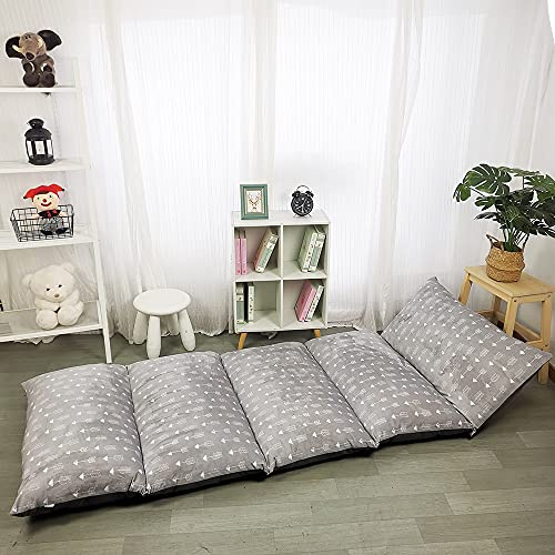 ICOPUCA Floor Lounger Pillow casing for boy Girl, Soft Minky Plush, Cover/Sleeve/Casing ONLY! Perfect Reading and Watching TV Cushion - Excellent for Sleepovers, King Size;