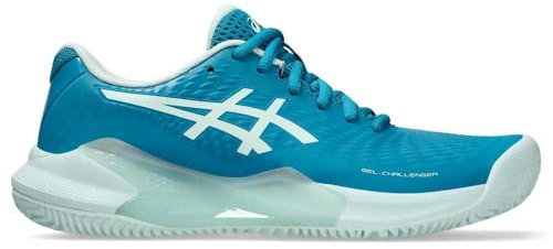 ASICS Damen Gel-Challenger 14 Clay Sneaker, Teal Blue Soothing Sea, 42 EU